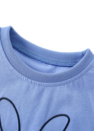 Girls Casual Cotton Daisy Bunny T-Shirt