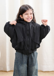 Girls Hooded Puffer Jacket with Ears