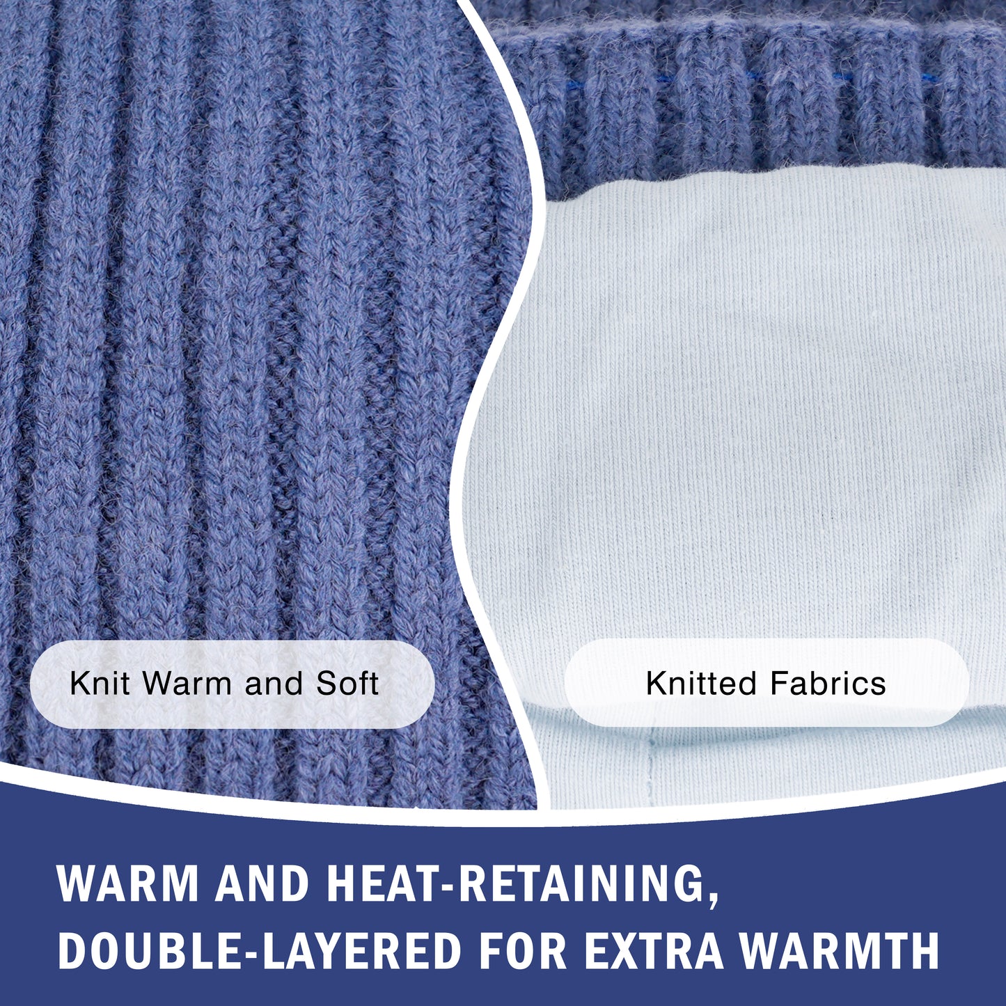 Children Toddler Warm Comfy Knit Beanies