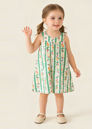 Girls Sleeveless Cotton Princess Dress