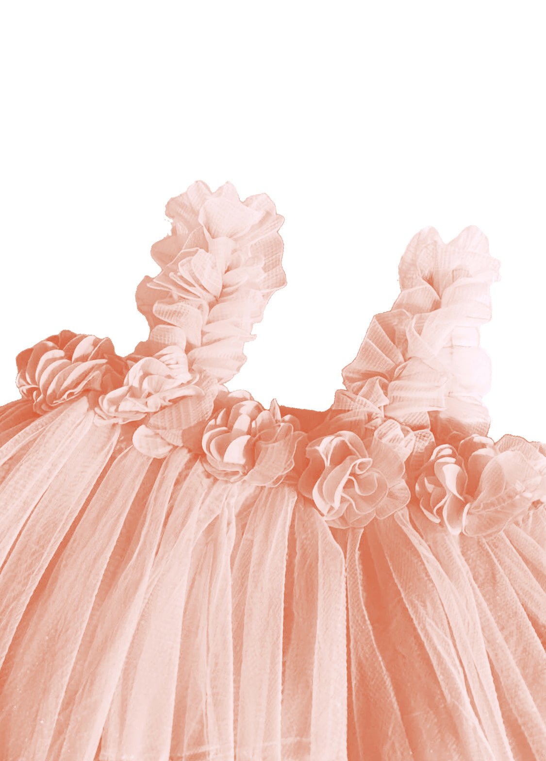Girls' Sweet Mesh Princess Dress