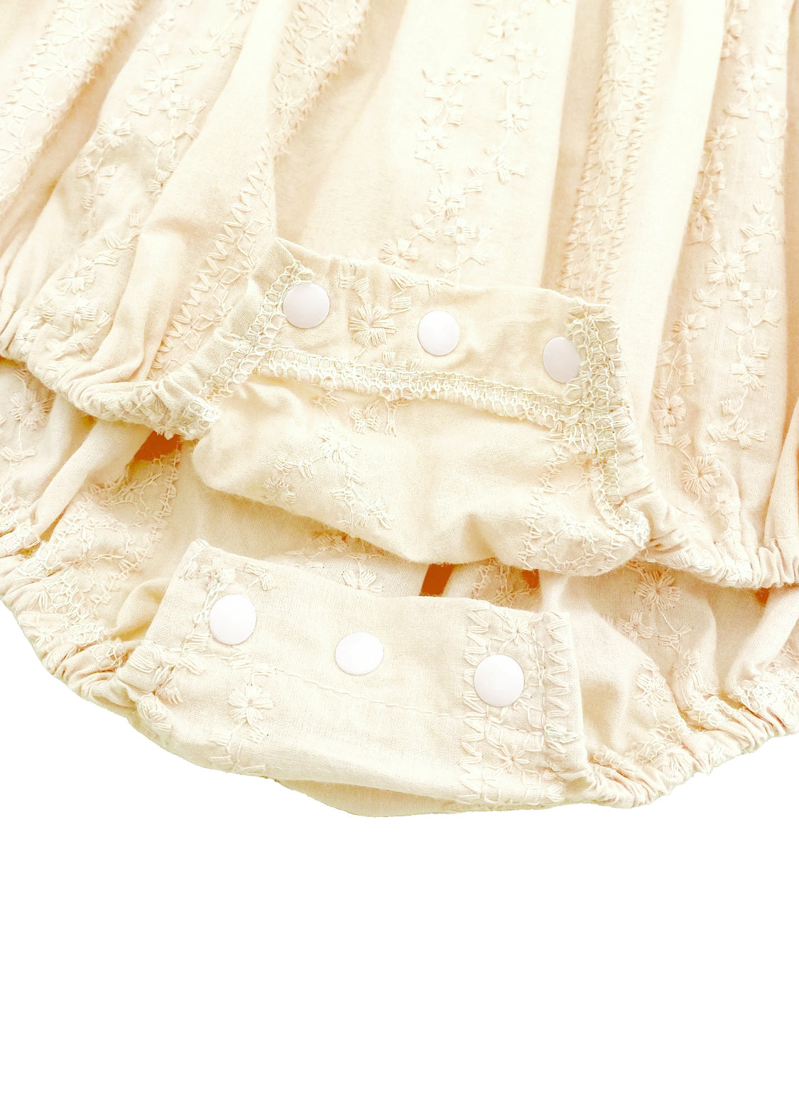 Baby Girl Soft Cotton Lace Ruffle Romper
