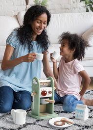 Kids Wooden Coffee Maker Pretend Play Set