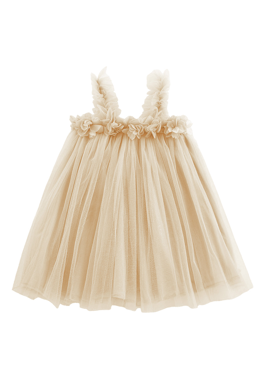 Girls' Sweet Mesh Princess Dress