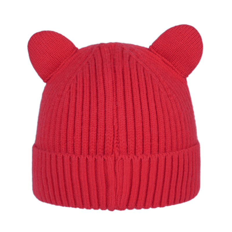 Bear Ear Knit Beanie Hat for Kids