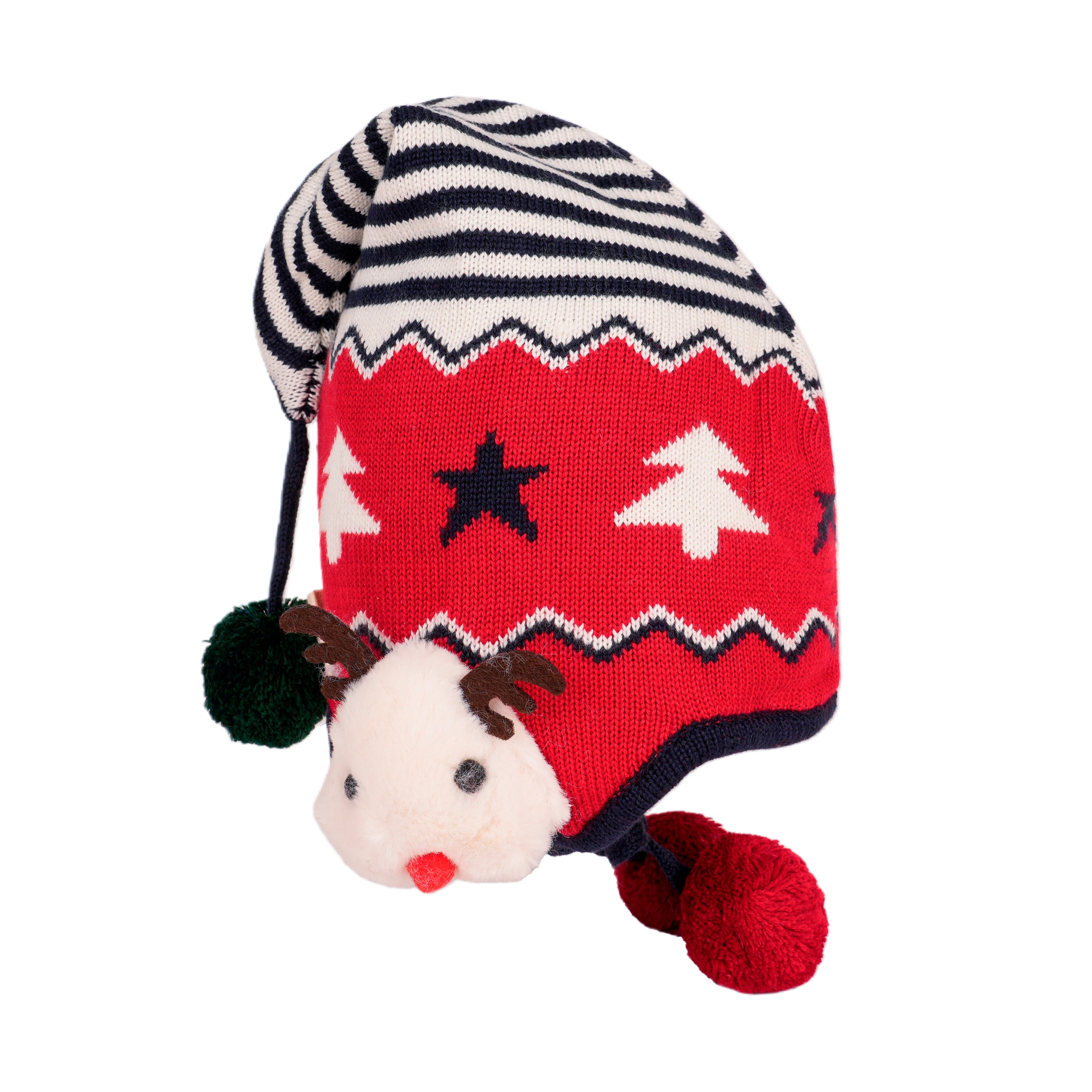 Pom Pom Knit Winter Hat for Toddlers