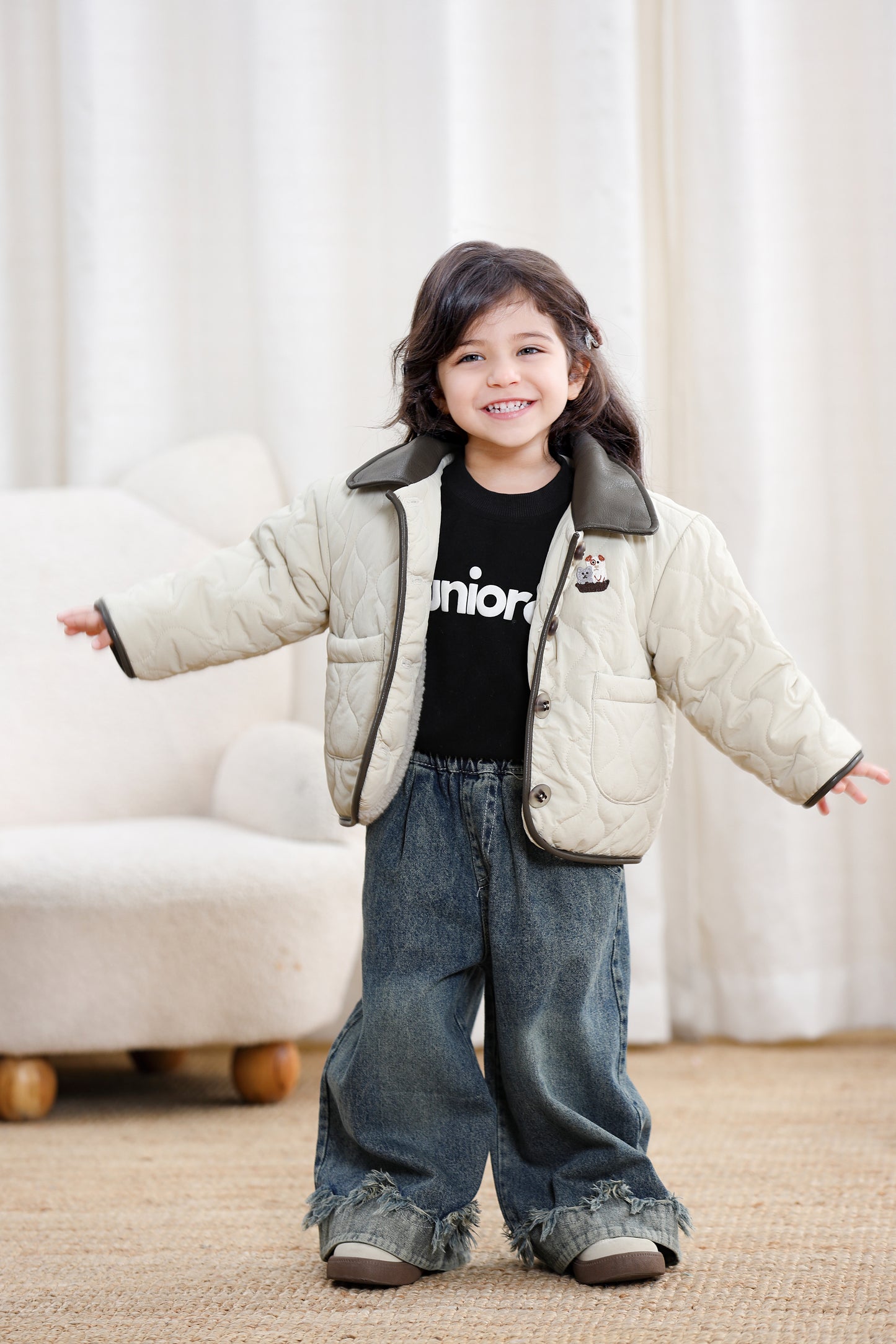 Autumn Kids Cotton Buttons Jacket