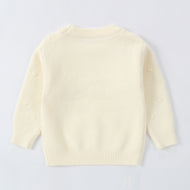 Kids Textured Knit Sweater Long Sleeve