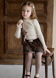 Girls Casual High-elasticity Multi-color Leggings