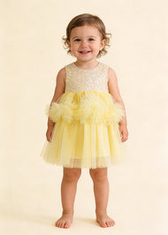 Girl Sequin Tulle Party Dress