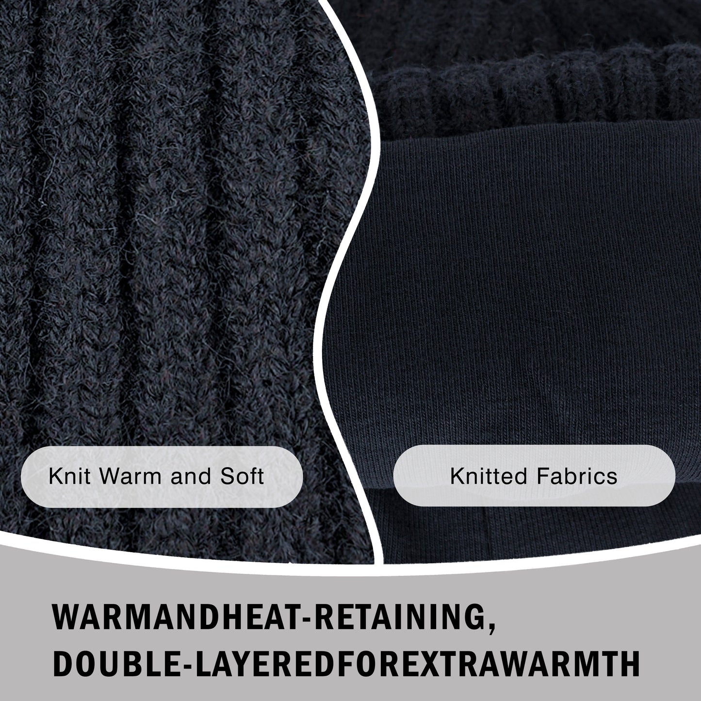 Kids Toddler Rib Knit Beanie with Foldover Cuff