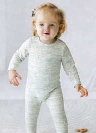 Baby Printed Stretch Footed One-Piece