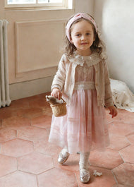 Baby Girl Sweet Lace-trimmed Thin Jacket