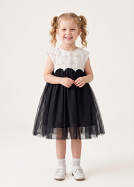 Girl Tulle Patchwork Princess Dress