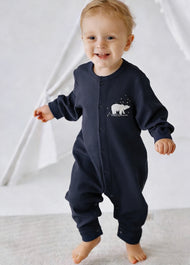 3-Pack Baby Boys Cotton Cute Printed Long-Sleeved Romper