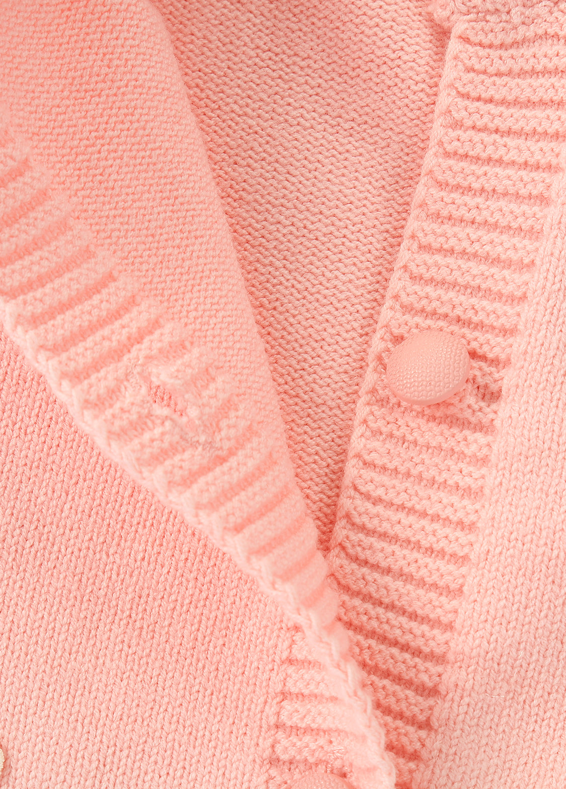 Girls Bow Knit Cardigan Sweater