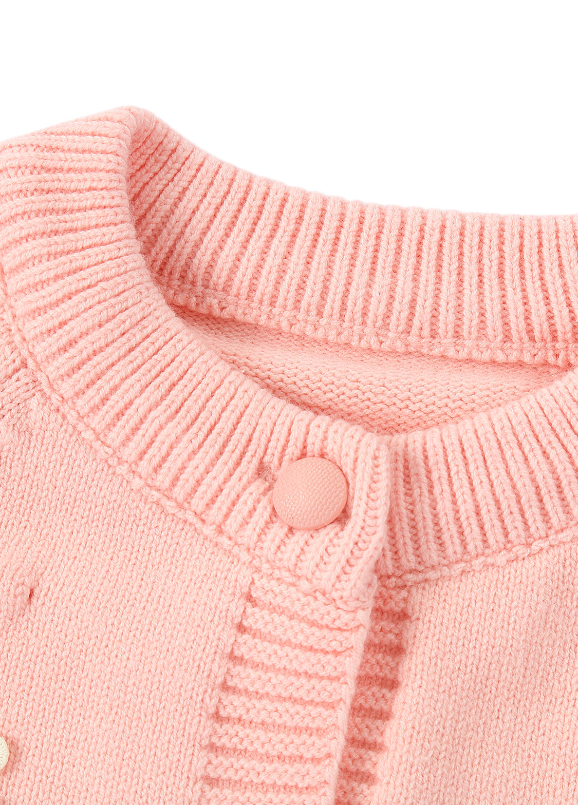 Girls Bow Knit Cardigan Sweater