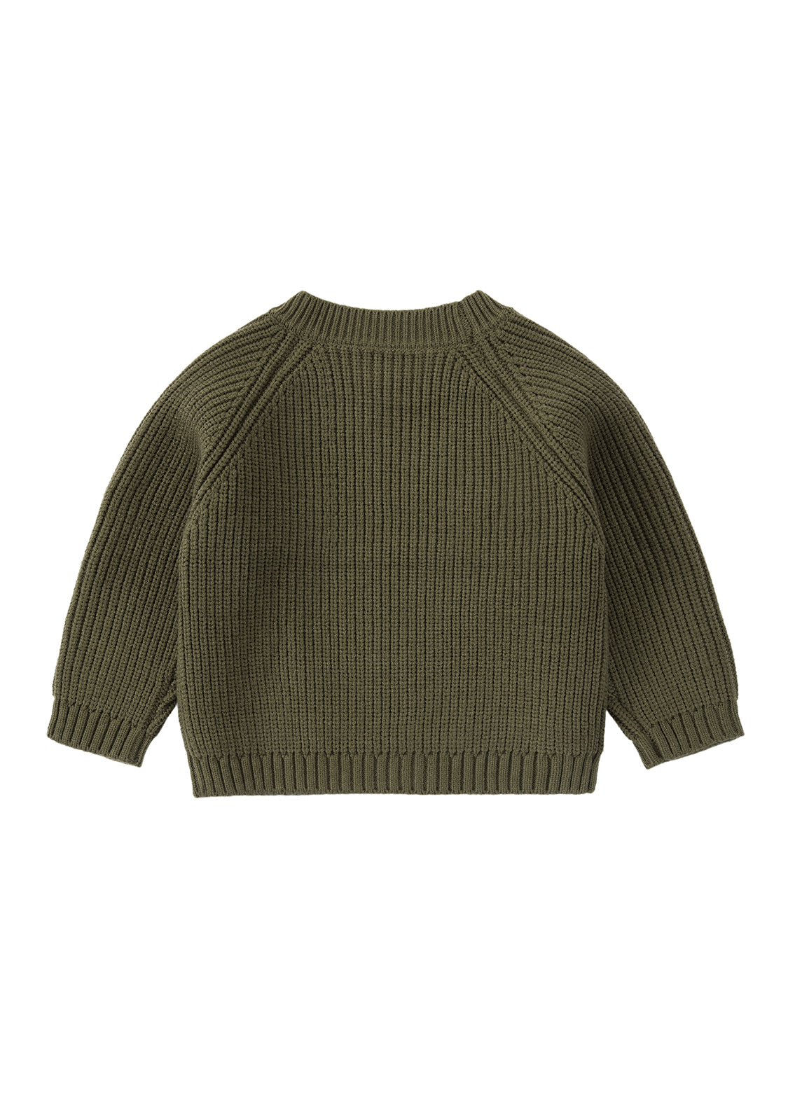 Kids Ribbed Knit Sweater Long Sleeve
