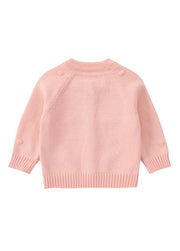 Girls Bow Knit Cardigan Sweater