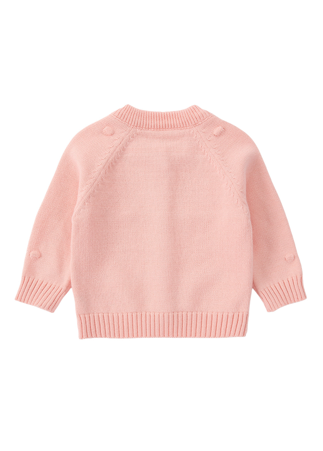 Girls Bow Knit Cardigan Sweater