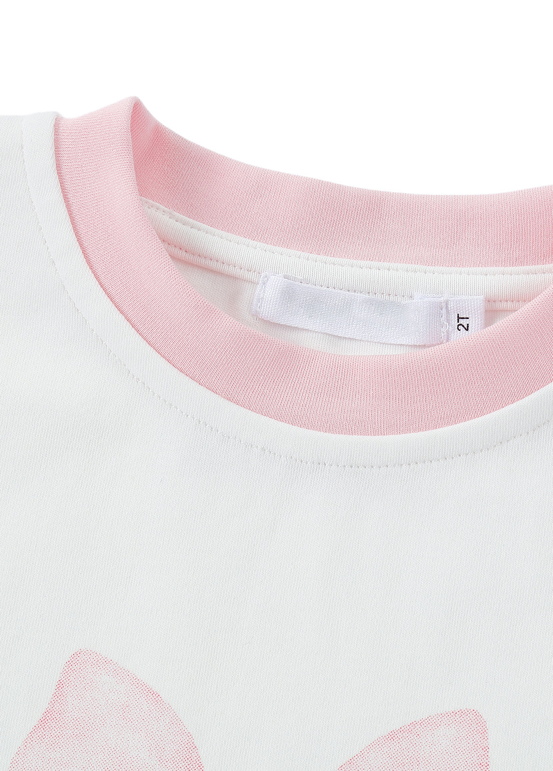 Girls Cotton Stretch Bow Summer Set