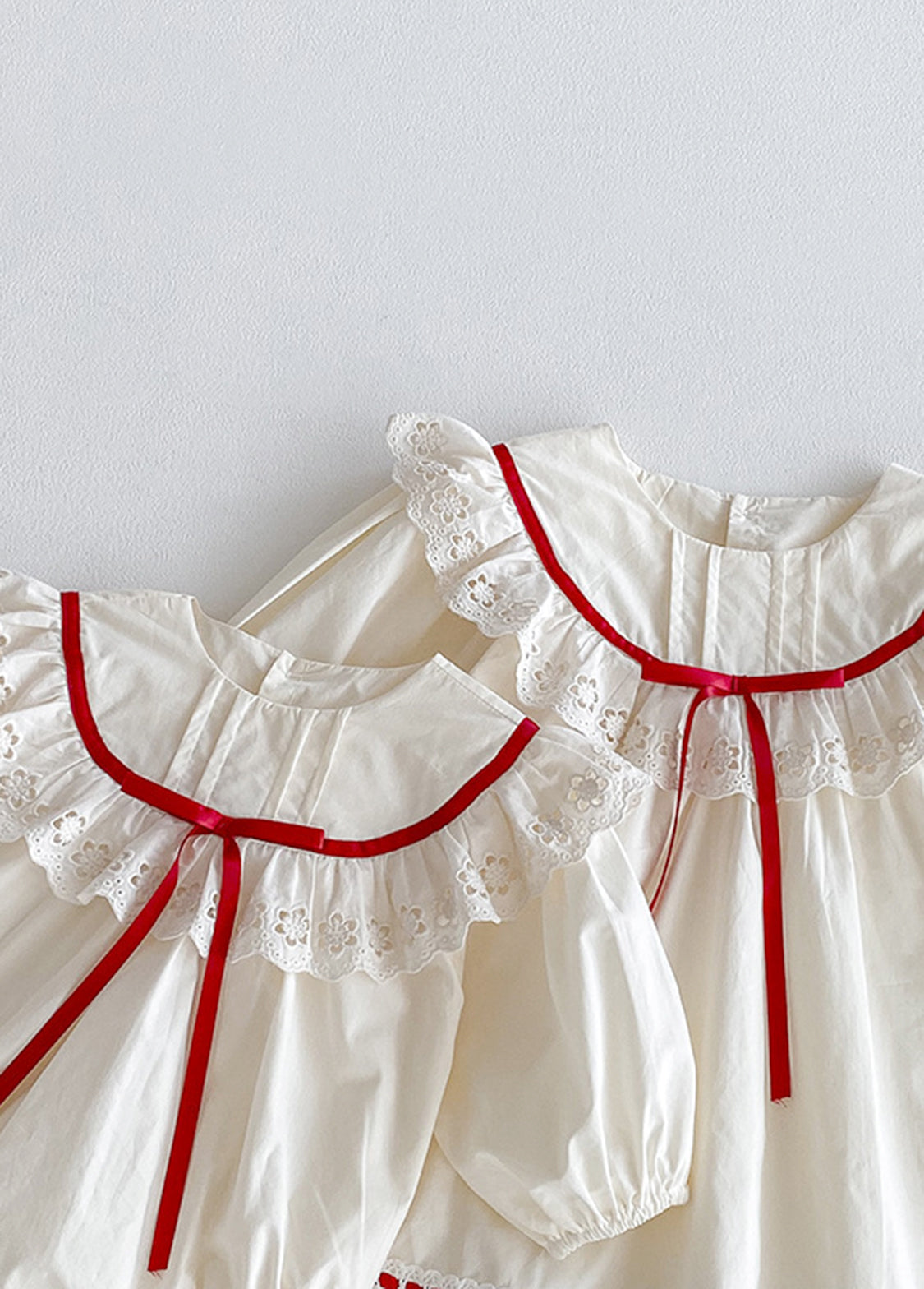 Girls Sweet Lace Ruffle Dress