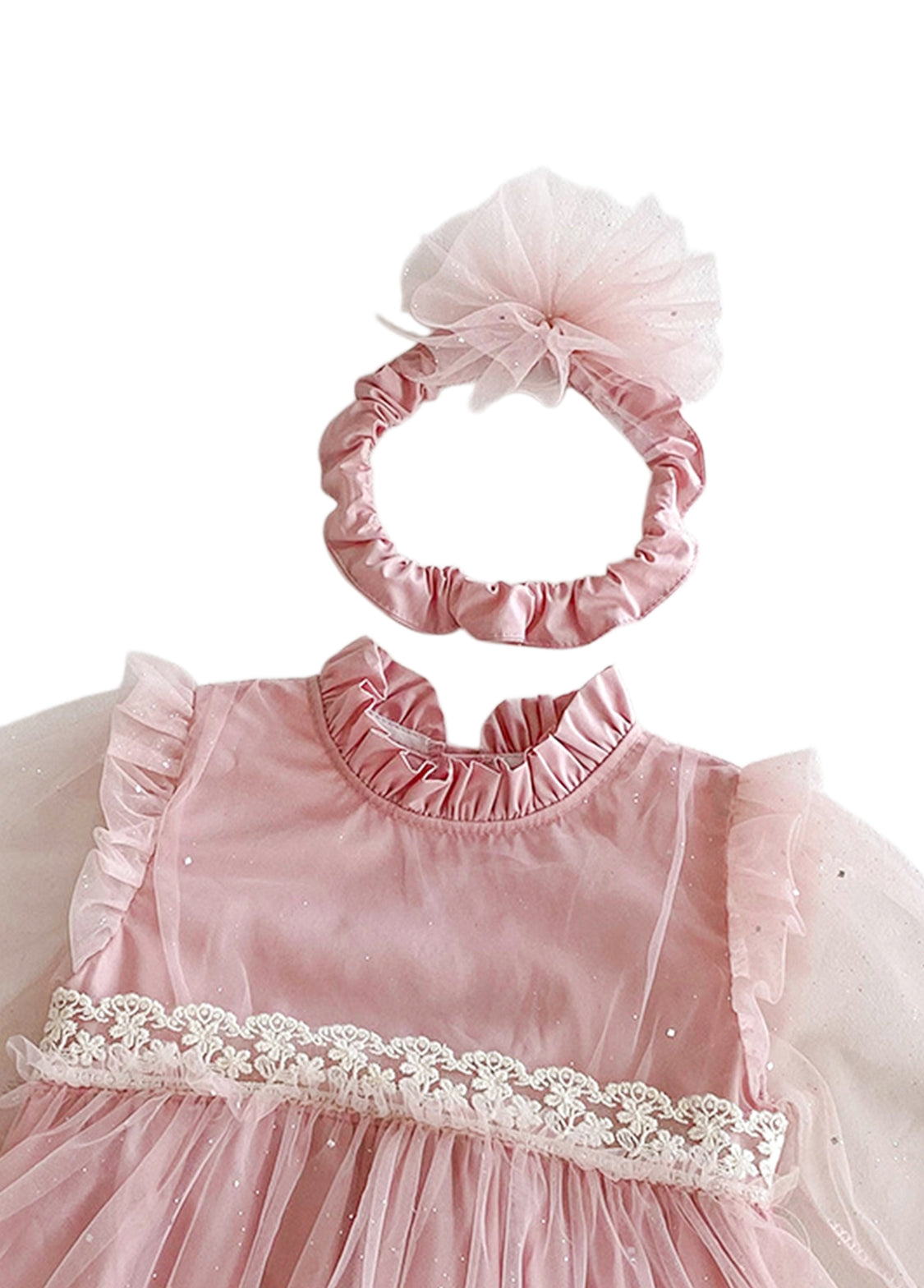 Baby Girl Sweet For Mesh Princess Romper