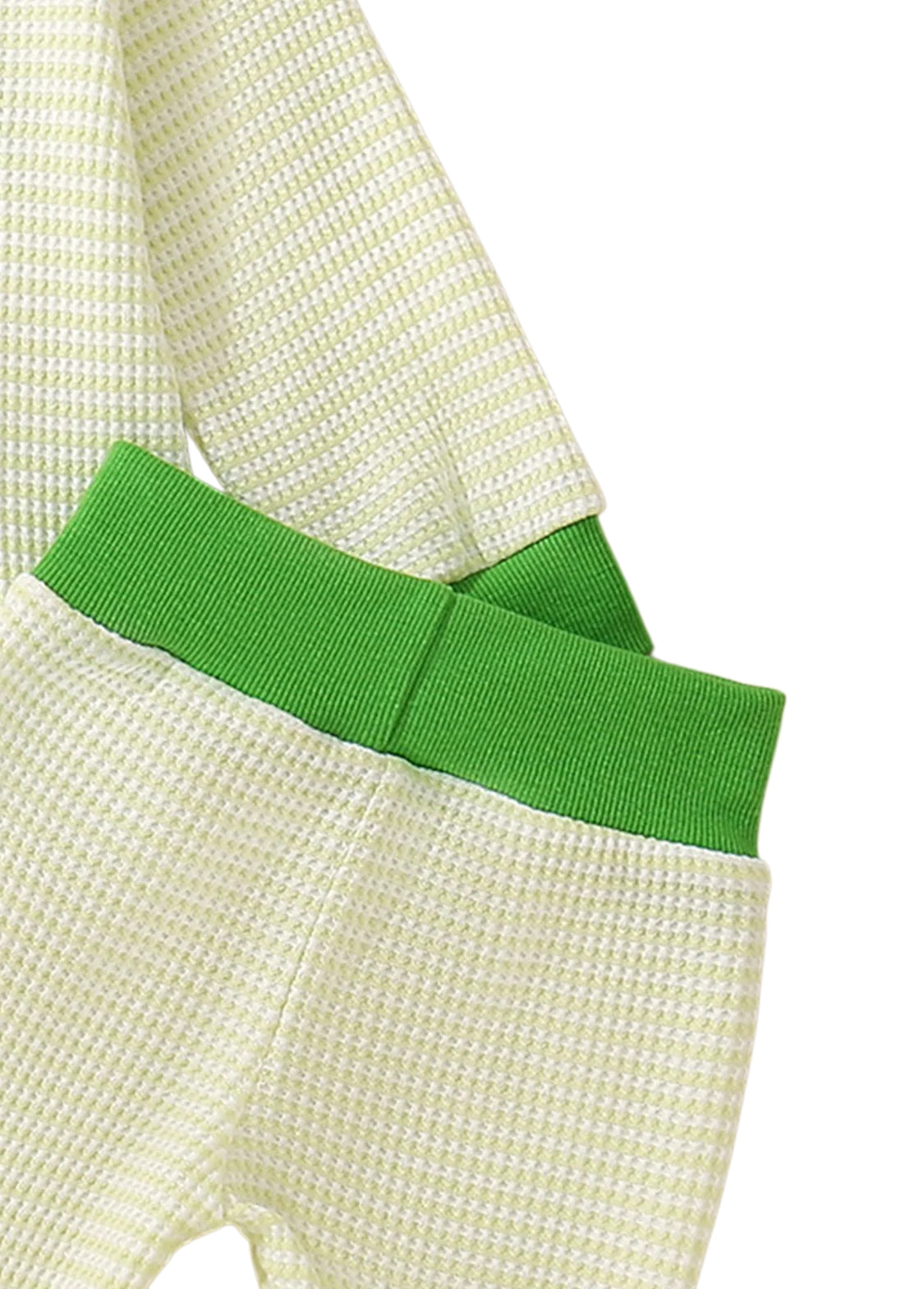 Baby Cute St. Patrick's Day Four-Leaf Clover Embroidered Sweatshirt Set