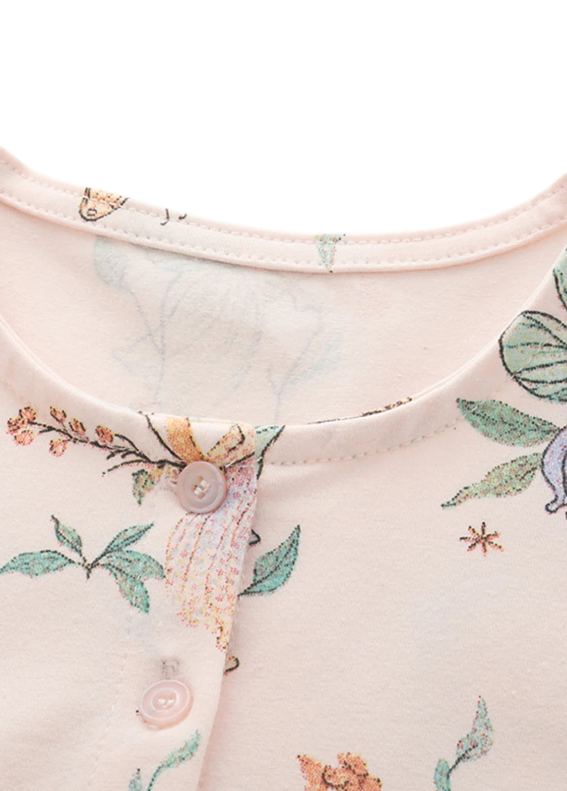 Girl Sweet Cartoon Print Short-sleeved Dress