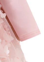 Baby Girls Cute Dreamy 3D Butterfly Tulle Princess Dress