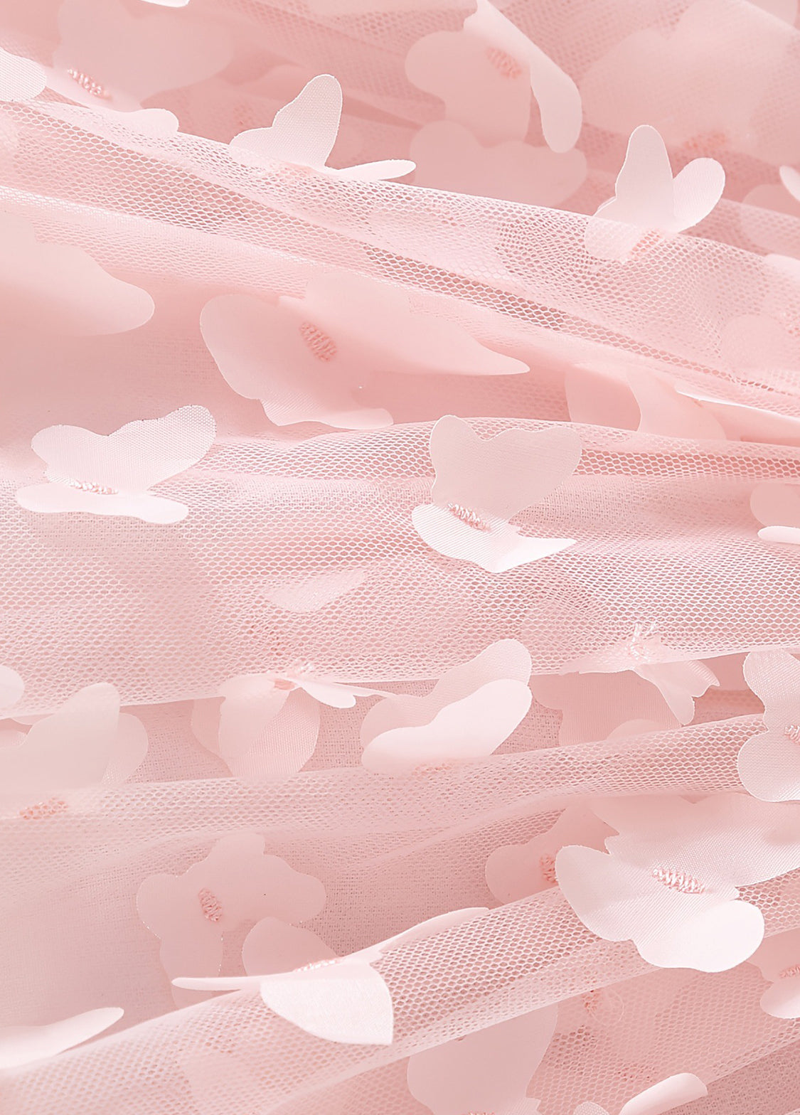 Baby Girls Cute Dreamy 3D Butterfly Tulle Princess Dress