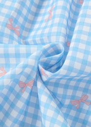 Girls Bow Print Cotton Dress