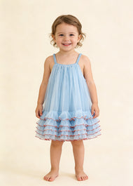Girl Sweet Tulle Strap Puffy Dress