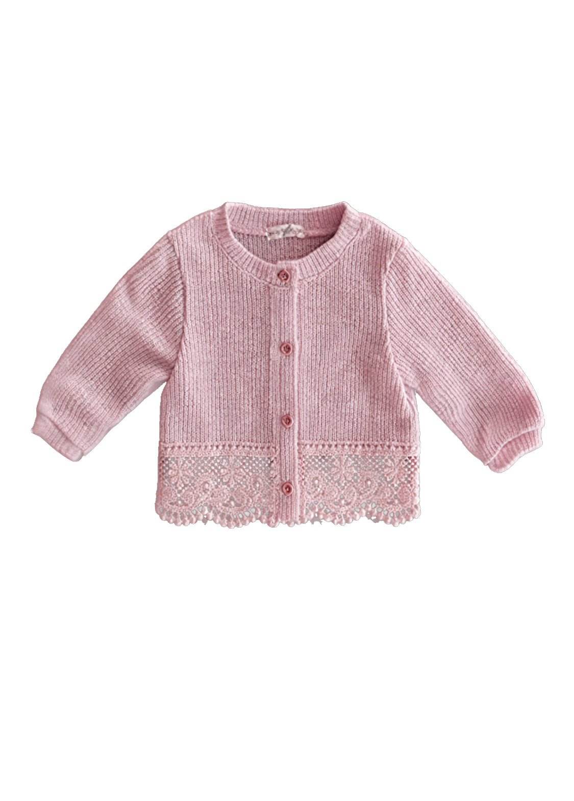 Baby Girl Sweet Lace-trimmed Thin Jacket