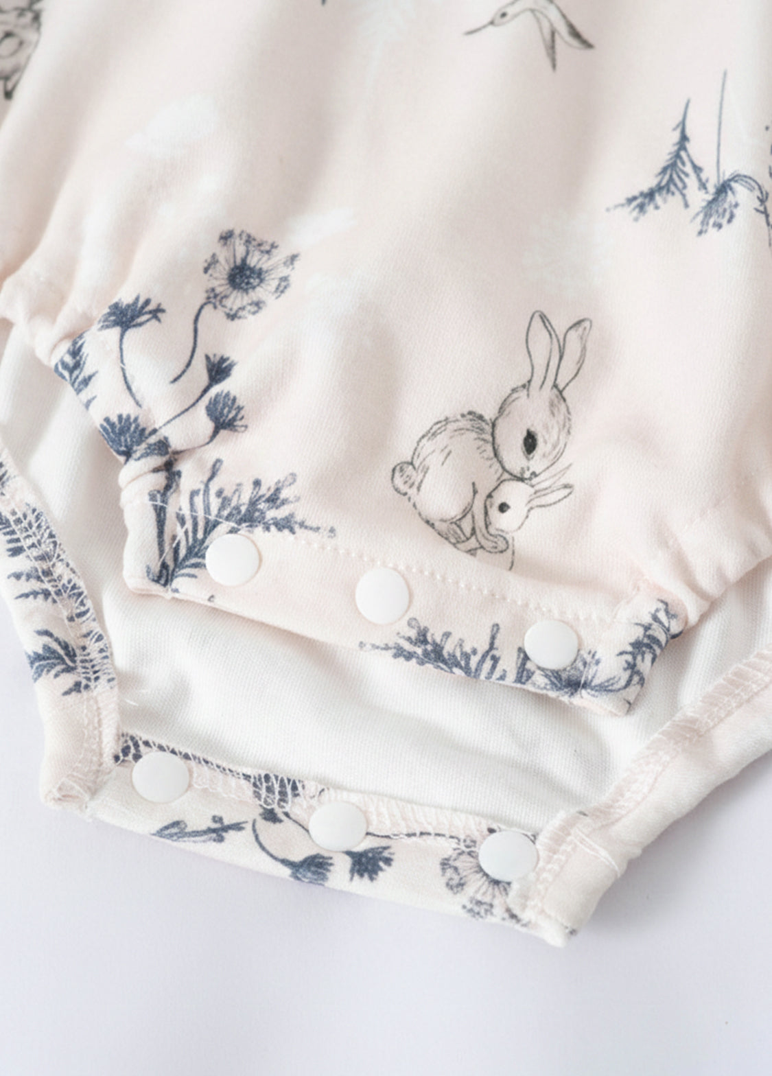 Baby Bamboo-Blend Ruffle Collar Romper