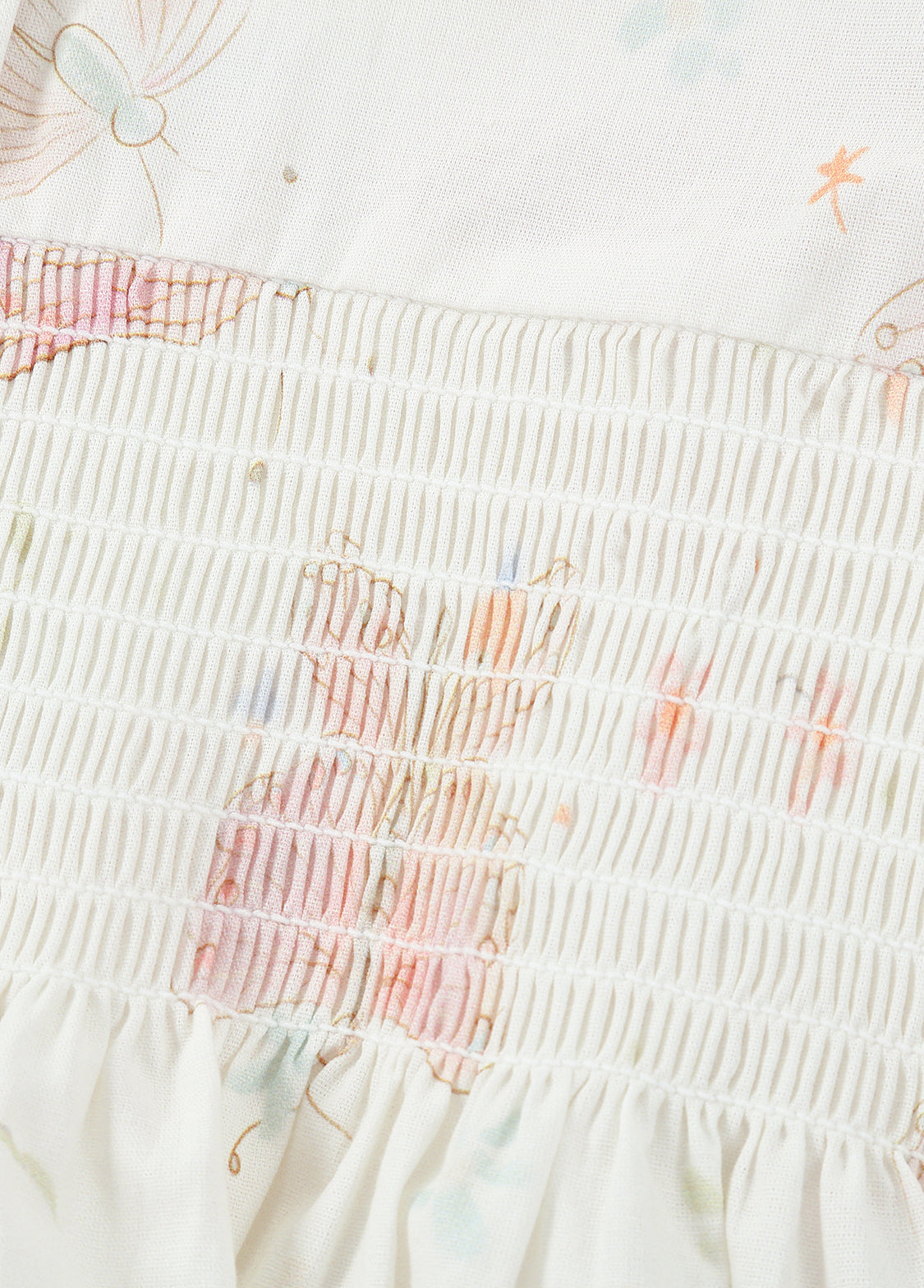 Girls Butterfly Print Cotton Dress