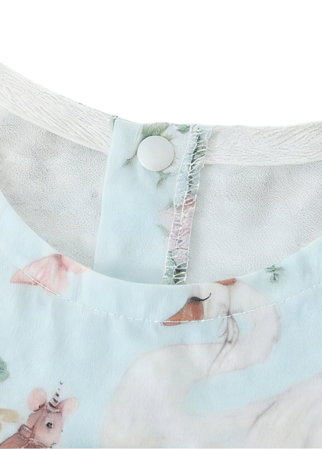 Baby Bamboo-Blend Printed Top & Shorts Set