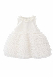 Girls Ruffle Tulle Party Dress