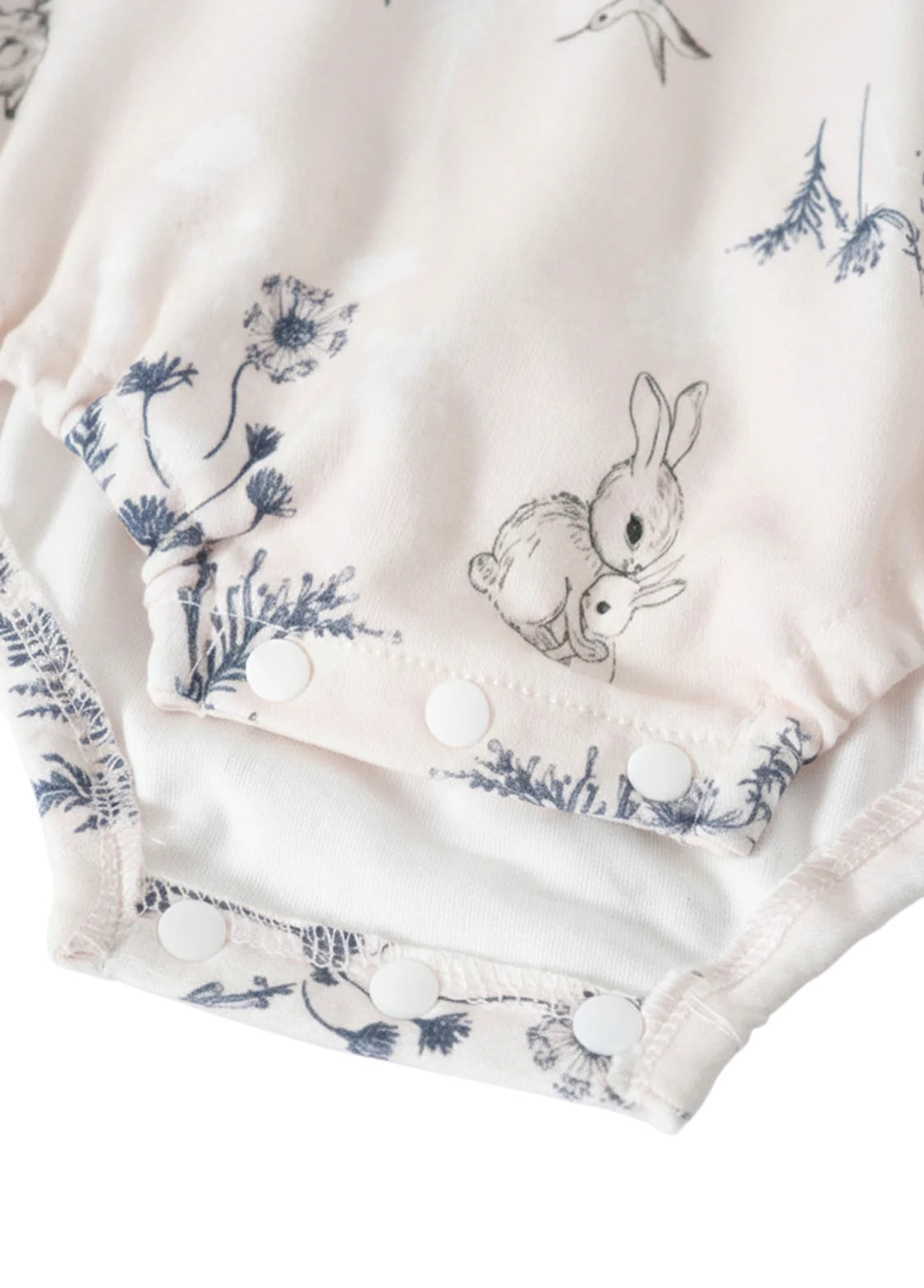 Baby Bamboo-Blend Ruffle Collar Romper