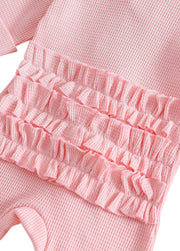 Baby Girl  Cute Ruffled Romper With Headband