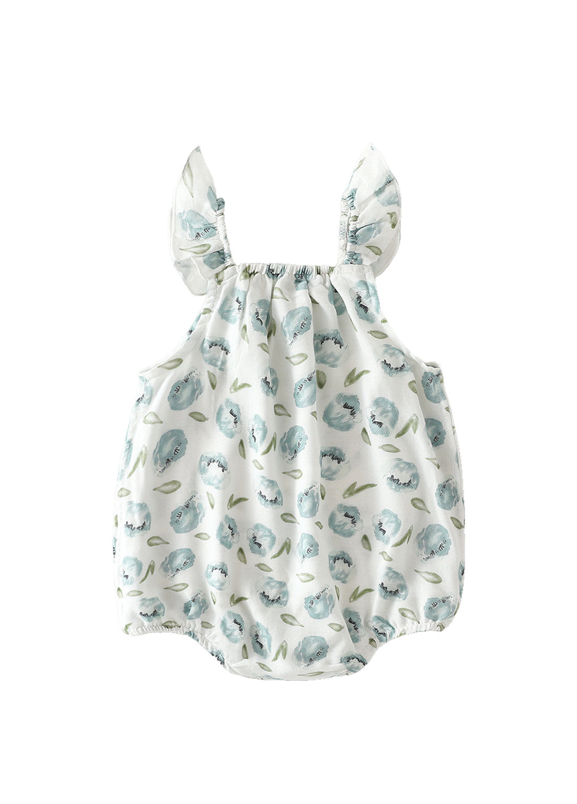 Baby Sleeveless Romper — Cute Printed Vest-Style Jumpsuit