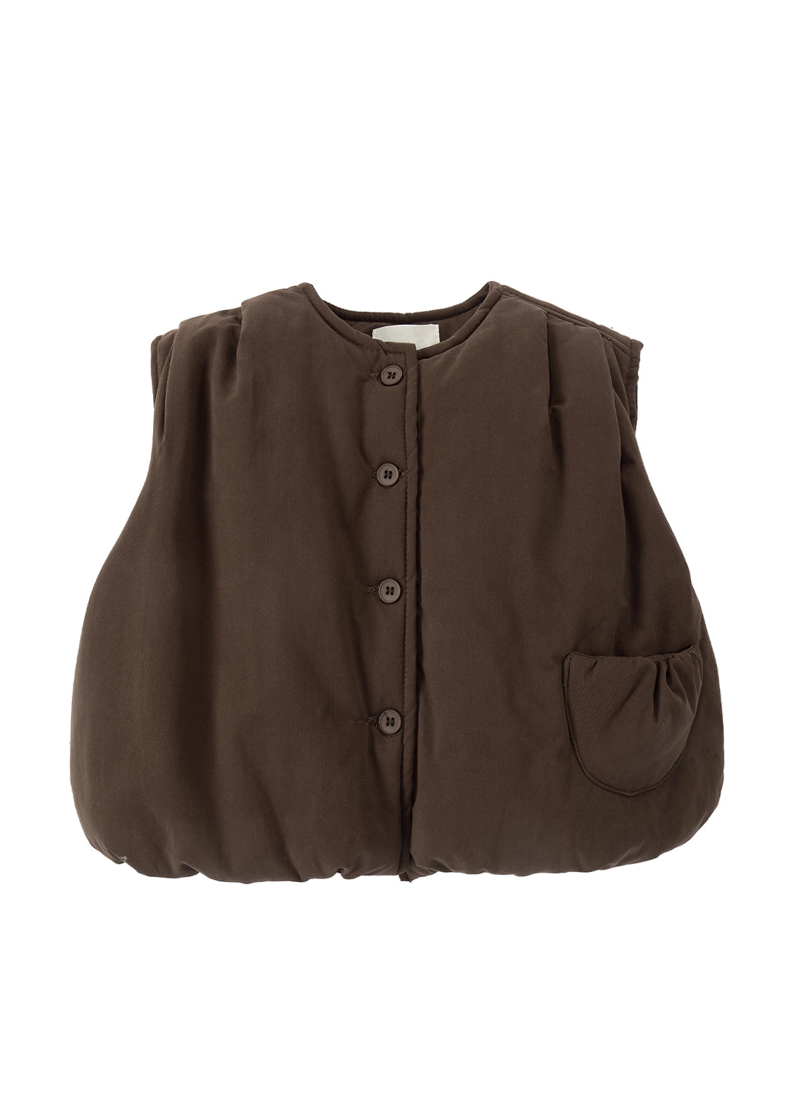 Girls Padded Button Down Vest