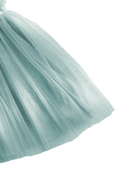 Girls' Sweet Mesh Princess Dress