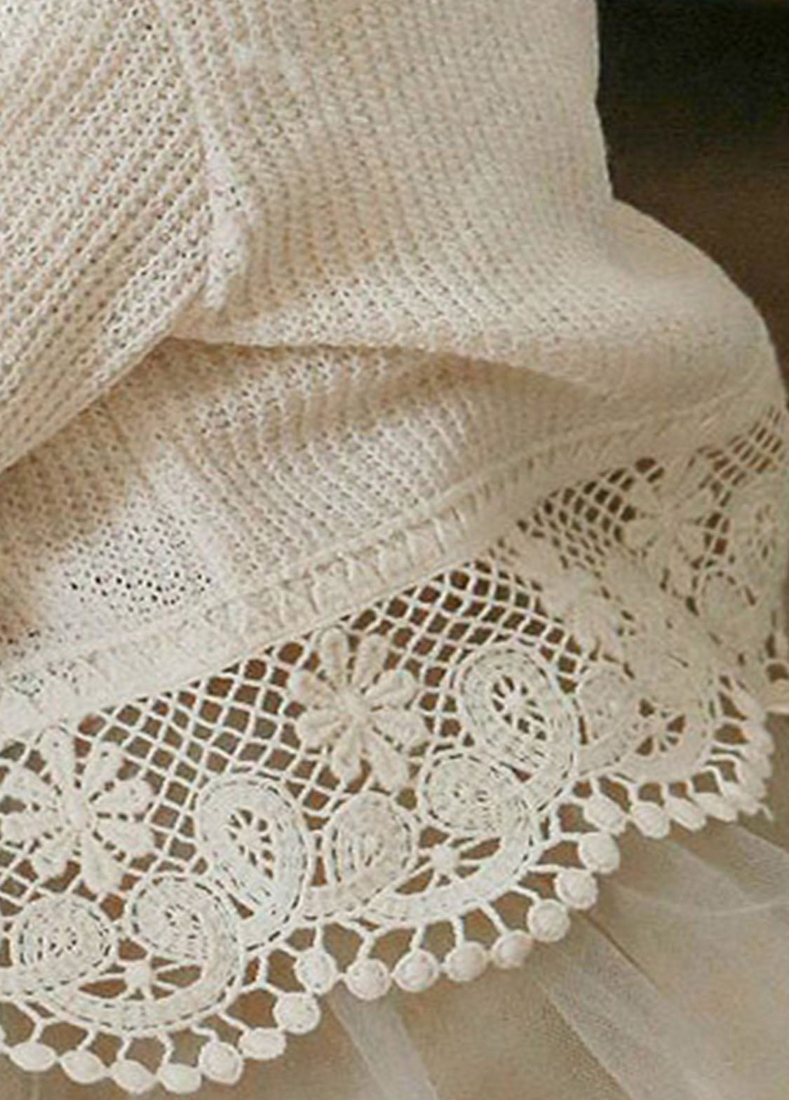 Baby Girl Sweet Lace-trimmed Thin Jacket