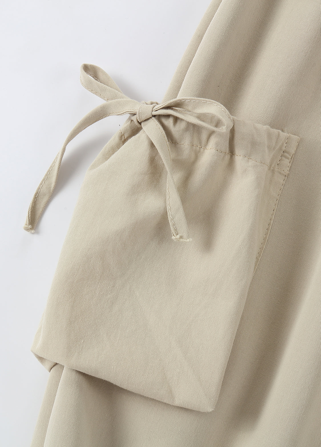 Girls Ruffle Waist Wide-Leg Pants