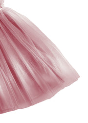 Girls' Sweet Mesh Princess Dress