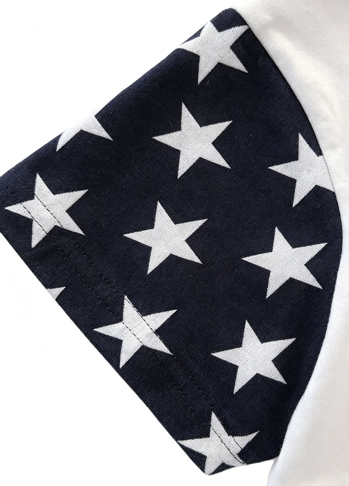 Unisex Baby 4th of July USA Letter Print Romper Infant Independence Day Patriotic Short Sleeve Bodysuit
