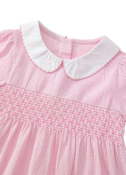 Girls Cartoon Bunny Cotton Blend Dress