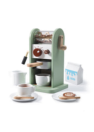 Kids Wooden Coffee Maker Pretend Play Set