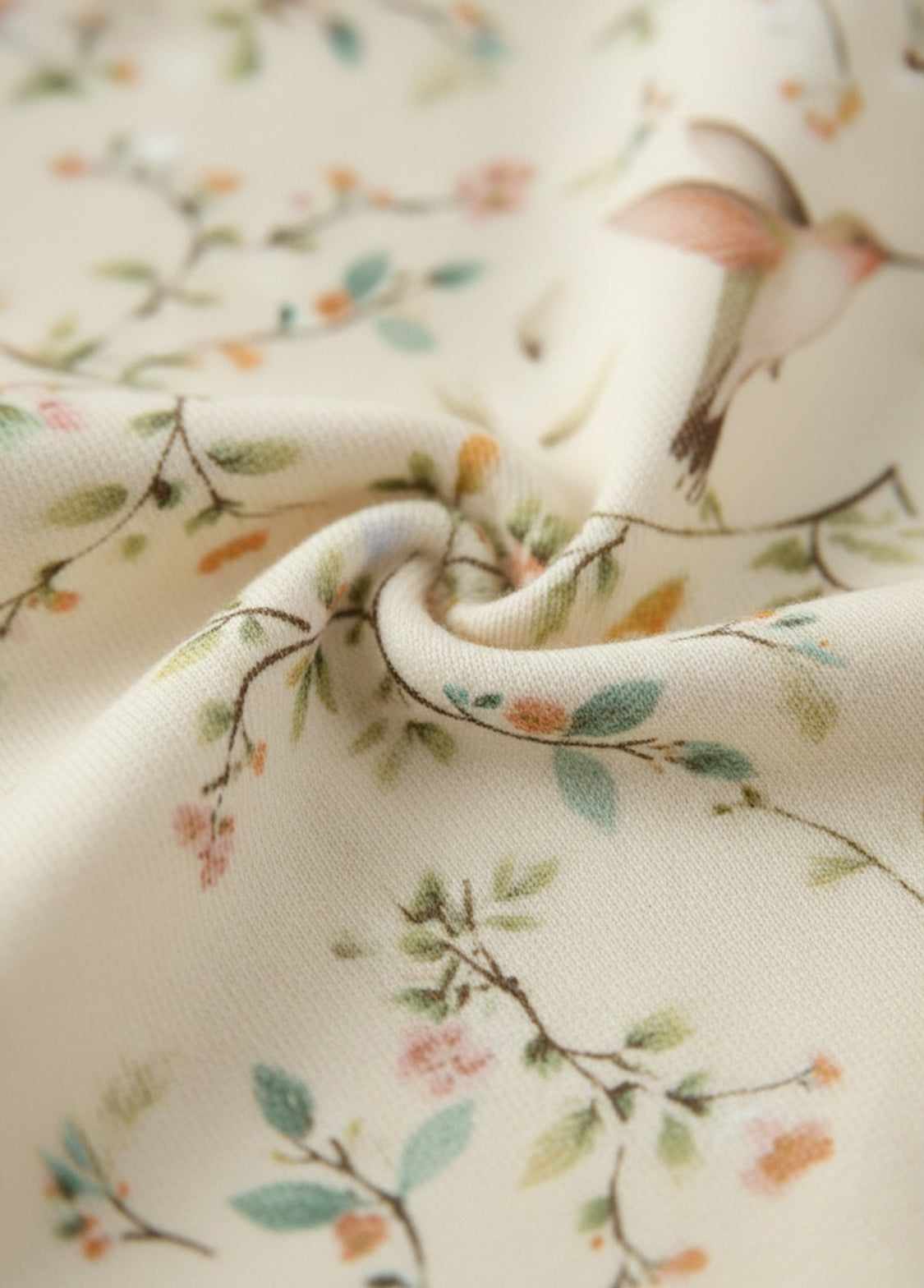 Girl Cute Soft Cotton Floral Animal Print Ruffles Long-sleeved Homewear Set